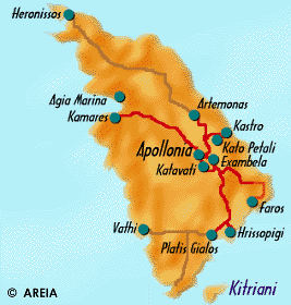 Sifnos map
